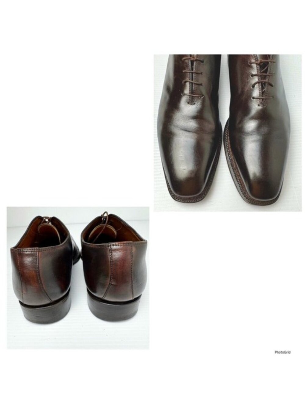 BONTONI De La Ville lace-up brown shoes 13 - Picture 10 of 12
